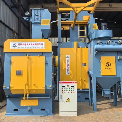 履帶滾筒式拋丸機（錳鋼護板）