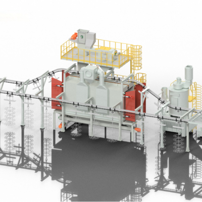 懸鏈通過式拋丸機